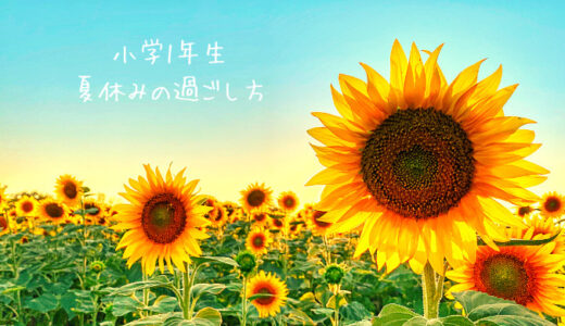 小学1年生の夏休みの過ごし方【勉強や宿題はいつ・どれくらいやらせる？】